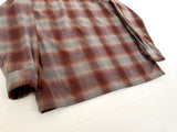 90s Pendleton Shadow Plaid Board Shirt L Brick