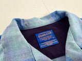 90s Pendleton Shadow Plaid Board Shirt M Blue