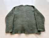 60s Julliard Mohair Cardigan L MossGreen