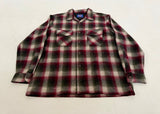 90s Pendleton Shadow Plaid Board Shirt L Red