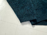 60s Brian Mac Nail Mohair Sweater L Blue&Black