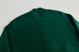 60s Lamb Knit Mohair Zip Bomber Jacket XL RoyalGreen
