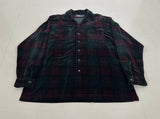 80s Polo Ralph Lauren Velour Plaid L/S Shirt XL