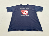 90s Poker Walk T-shirt XL Navy