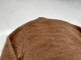 60s DRUMMOND Mohair Cardigan M MilkteaBrown