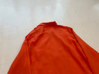90s Polo Ralph Lauren LOWELL SPORT Linen L/S Shirt M HermesOrange