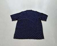90s Polo RalphLauren PolkaDot Loop Rayon Shirt L