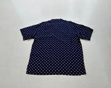 90s Polo RalphLauren PolkaDot Loop Rayon Shirt L