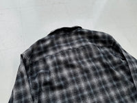 90s Pendleton Shadow Plaid Board Shirt M Black &Gray