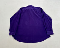 90s Polo Ralph Lauren Corduroy L/S Shirt XL DeepPurple