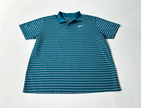 Used NIKE DRI-FIT Polo Shirt XL Emerald