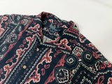 90s Polo Ralph Lauren VINTAGE CAMP Big Paisley Loop Shirt L