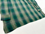 90s Polo Country Rayon ShadowPlaid L/S Shirt M green