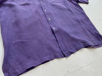 90s Polo Ralph Lauren Linen Loop Shirt XL Purple