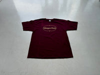 Vintage Haagen Dazs Logo T Shirt XL Burgundy
