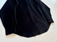 90s Polo Ralph Lauren ESTATE Velour L/S Shirt XL Black