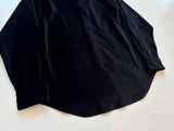 90s Polo Ralph Lauren ESTATE Velour L/S Shirt XL Black