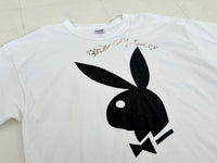 Used Playboy Big Bunny T-shirt XL White