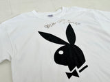 Used Playboy Big Bunny T-shirt XL White