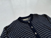 80s L.L.Bean BirdsEye Knit Cardigan XL