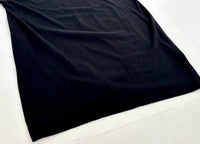80s Message T-shirt XL Black