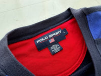 Used POLO SPORT T-shirt L Navy&Blue