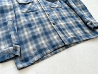 90s Pendleton ShadowPlaid Board Shirt L Turquoise