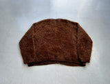 60s TOWNCRAFT Mohair Cardigan L DeepBrown