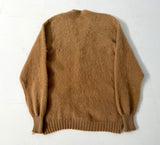60s LordJeff Mohair Cardigan M Camel