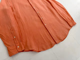 90s Polo Ralph Lauren Linen L/S Shirt XL Orange