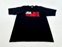 90s Message T-shirt XL Black