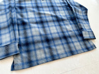 90s Pendleton Shadow Plaid Western Jacket XL Blue