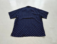 90s Polo Ralph Lauren Big Polka dot Rayon Loop Shirt XL