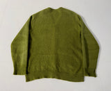 60s Mohair Cardigan M OliveGreen