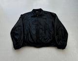 90s Polo Ralph Lauren Leather Swing Top Jacket XL Black