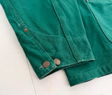90s Carhartt Michigan Unlined Chore Coat XXL CU1058 Cactus Green