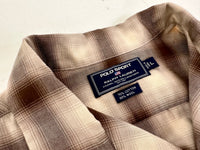 Polo Sport Shadow Plaid Loop L/S Shirt L LightBrown