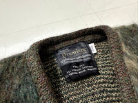 60s Sears Premiere Mohair Cardigan L Khaki