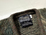 60s Sears Premiere Mohair Cardigan L Khaki