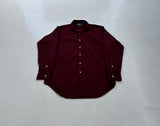 90s Polo RalphLauren Lowell Sport L/S Shirt M Burgundy