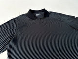 Used NIKE DRI-FIT Border Polo Shirt XXL Black&White