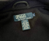 90s Polo Ralph Lauren Varsity Jacket L Black