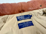 90s Polo Ralph Lauren Leather Puffer Jacket L