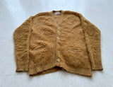 60s Kandahar Mohair Cardigan Goldenbrown
