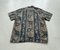 90s Deadstock Polo Ralph Lauren ANDY CAMP Striped Paisley Loop Shirt L