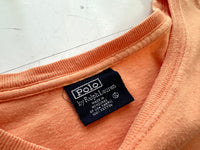 90s Polo Ralph Lauren Blank T-shirt XL Orange