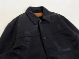 90s TimberLand WeatherGear Leather CarCoat XL Black