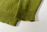 60s Mohair Cardigan M OliveGreen