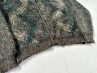 60s Sears Premiere Mohair Cardigan L Khaki