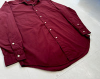 90s Polo RalphLauren Lowell Sport L/S Shirt M Burgundy
